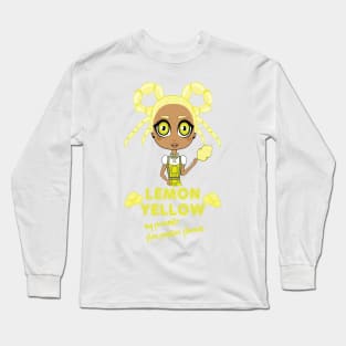 Lemon Yellow Long Sleeve T-Shirt